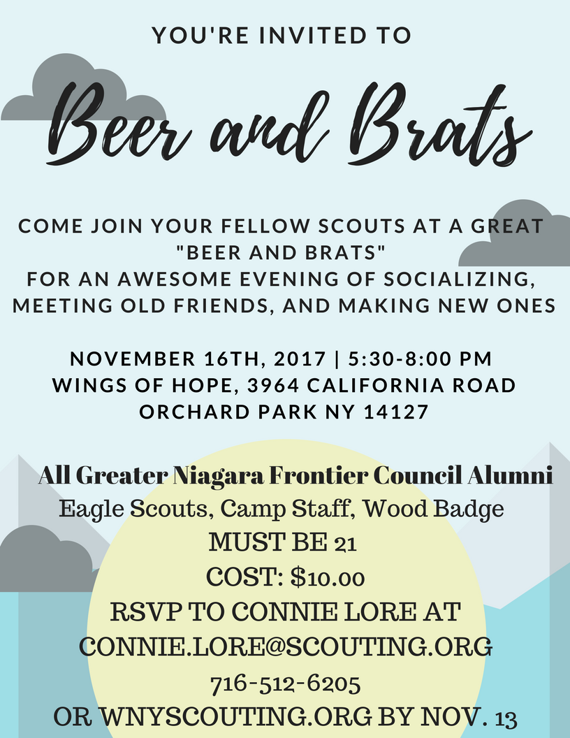 Beer & Brats - November 16, 2017